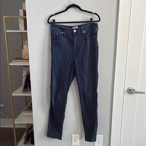 Madewell “Stovepipe” Blue Skinny Jeans Modern Fit size 30 tall